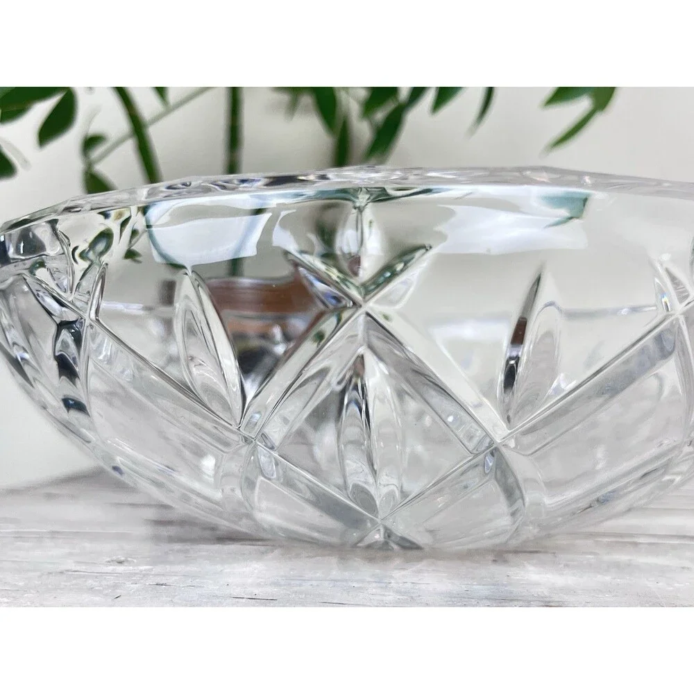 Vintage Gorham “Lady Anna” Lead Crystal Candy Bowl 8.25” Entertaining / Decor